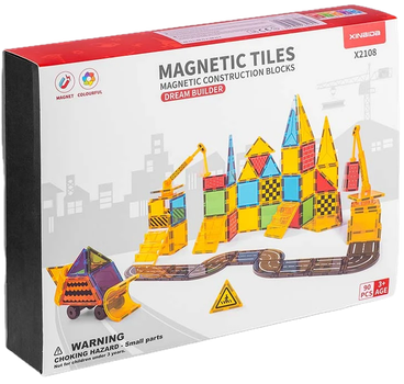 Klocki magnetyczne Ricokids RK-780 konstrukcyjne 72 elementy 778010 (5903890630652)