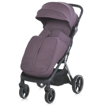 Детская прогулочная коляска EL CAMINO BEYA (ME 1127-B Vintage Plum) с чехлом на ножки
