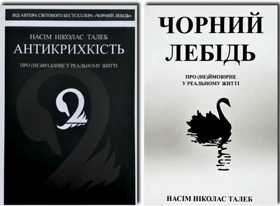 Комплект: Антикрихкість + Чорний лебідь - Насім Талеб (Тверді обкладинки)