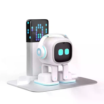 Робот-компаньйон LIVING.AI EMO GO HOME White з AI та автоматичною зарядною станцією.