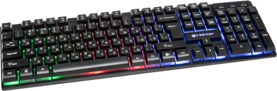 Клавиатура проводная Holmer K-01GS RGB Backlight USB Black