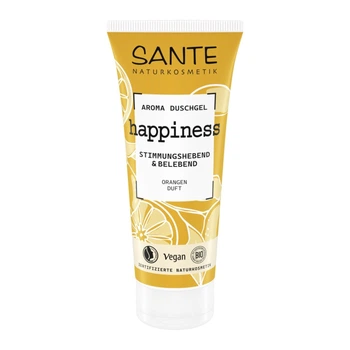 Vegan Аромагель для душа Happiness Апельсин SANTE 200 мл 4025089006589