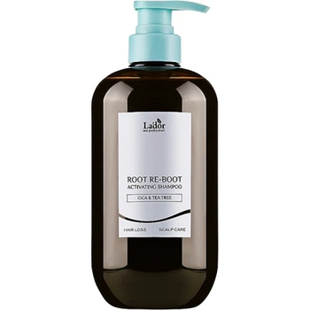 Активирующий шампунь от выпадения волос для жирной кожи головы Root Re-Boot Activating Shampoo Cica & Tea Tree La'dor 800 мл 8809982980377