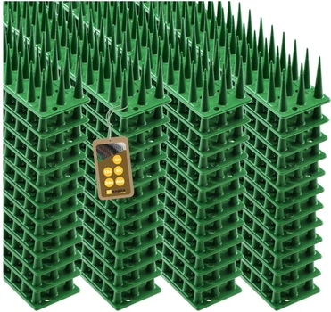 Шипи для відлякування птахів Kadax Arcas 48 шт Зелені (K7617)