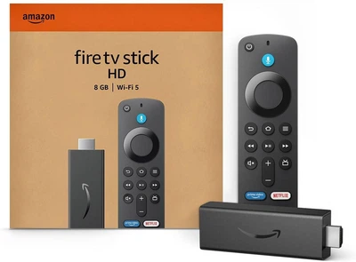 Приставка Amazon Fire TV Stick HD 1/8GB (2025) медиаплеер Смарт ТВ