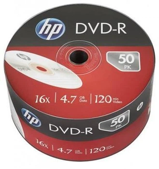 Диск DVD-R 50 HP, 4.7Gb, 16x, Bulk Box (DME00070-3)