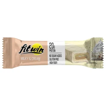 Протеїновий батончик глазурований, FitWin, 60 грам (Молоко-вершки)