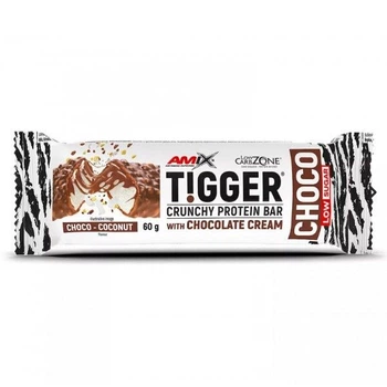 Багатошаровий протеїновий батончик, TiggerZero Multi-Layer Protein Bar, AMIX, 60 г (Кокос-шоколад)