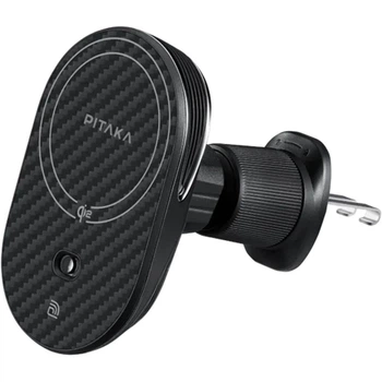 Автодержатель с беспроводной зарядкой Pitaka MagEZ Car Mount Pro 2 Qi2 Car Vent (CM2402N) [125386]