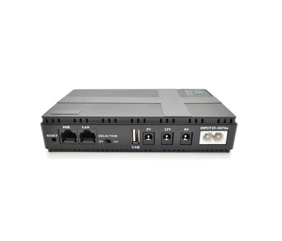 ИБП для роутера / коммутатора PON/POE 5/9/12V, UPS-36W, 1A/2А, 10400мAh