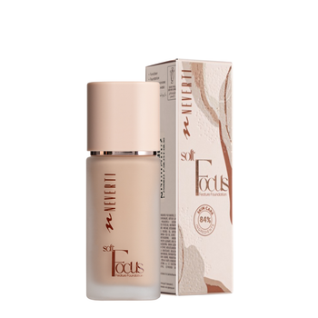 Тональна основа Neverti Soft Focus стійка зволожувальна, 32 мл (NP305), 002 Hazel Noir Бежевий