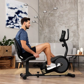 Велотренажер горизонтальний Hop-Sport HS-040L Root до 120 кг для реабілітації та дому