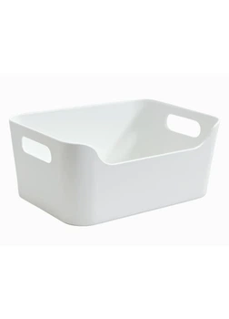 Контейнер для зберігання IKEA 24×17 см, білий — універсальна органайзер-коробка для дому