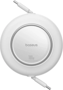 Кабель Baseus Free2Pull Mini 100W USB Type-C – USB Type-C 2 м White (6932172668631)