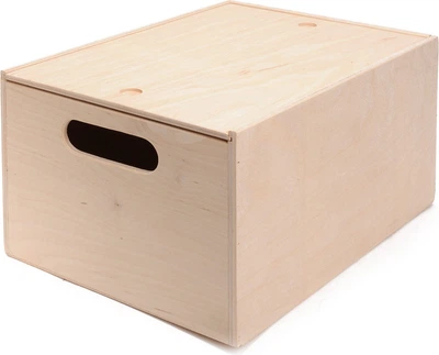 Skrzynia do przechowywania Playwood drewniana 35 x 25 x 18 cm SL084 (8719348002097)