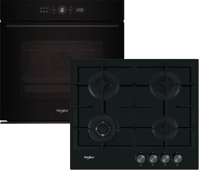 Комплект Духова шафа електрична Whirlpool WOI5S8CM1SBA + Варильна поверхня газова Whirlpool GOA 6425/NB1