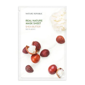 Тканинна маска Nature Republic Real Nature Mask Масло ши, 1 шт