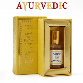 Парфюмерное масло Ваниль Ayurvedic Vanilla 10 мл Натуральное индийское ароматическое масло для тела