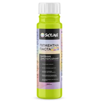 Пигментная паста Skyline Color+ для тонирования красок, эмалей, штукатурок 01 Лимонный 250 мл