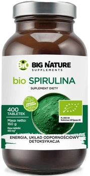 Suplement diety Big Nature Bio Spirulina 400 tabletek (5905745622638)