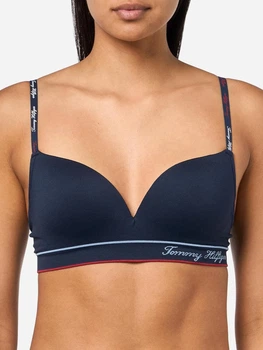 Бюстгальтер без кісточок з Push-up Tommy Hilfiger 144724782 36C Синій (1159851638)