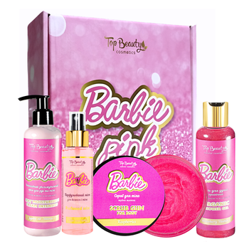 Подарунковий набір косметики для жінок Top Beauty “Barbie pink”, 4 продукти