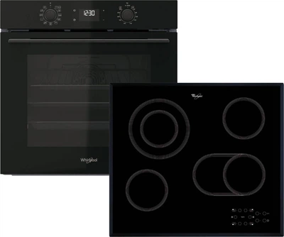 Комплект Духова шафа електрична Whirlpool OMK58HU1B + Варильна поверхня електрична Whirlpool AKT 8190/BA