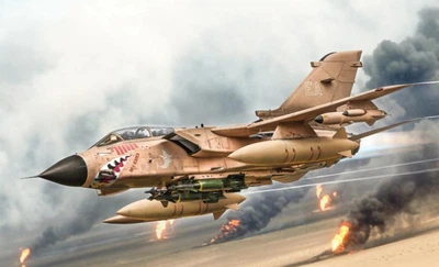 Збірна модель 1:32 винищувач Tornado GR.1 Desert Storm Italeri 2521