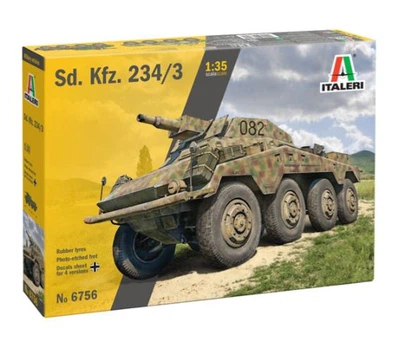 Збірна модель 1:35 бронеавтомобіль Sd. Kfz. 234/3 Italeri 6756