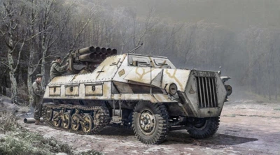 Збірна модель 1:35 напівгусенична машина Panzerwerfer 42 auf Sd.Kfz. 4/1 Italeri 6546