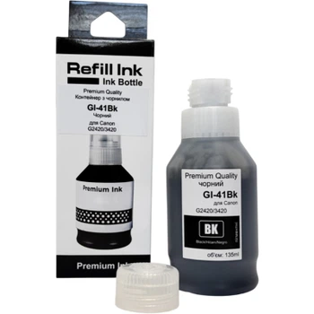 Чернила Premium Quality Canon GI-41Bk 135мл Black (70264923)