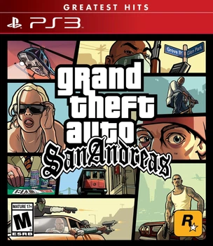 Grand Theft Auto San Andreas Greatest Hits, английская версия - диск для PlayStation 3