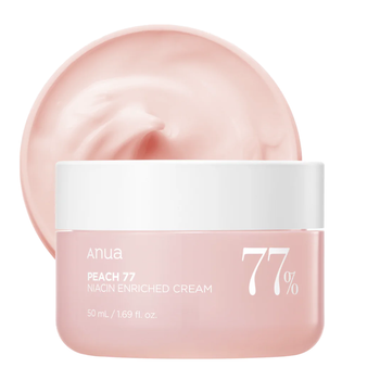 Осветительный крем с экстрактом персика и ниацинамидом Anua Peach 77 Niacin Enriched Cream, 50 мл