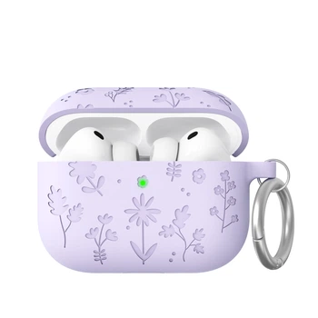 Чохол AhaStyle Flower Silicone Case для Airpods Pro 3 Lavender (CP-WG186-LP)