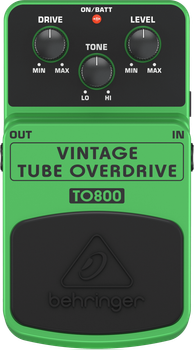 Педаль ефектів Behringer VINTAGE TUBE OVERDRIVE TO800 (4033653051552)