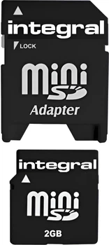Карта пам'яті Integral miniSD 2GB + SD-адаптер (98-10-00)