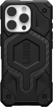 Чохол UAG Monarch Pro with MagSafe для Apple iPhone 16 Pro (114456114242) Carbon Fiber