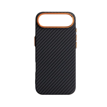 Чохол ArmorStandart LikeCarbon2 SE Mag Case для Apple iPhone 17 Air Black Orange (ARM89155)
