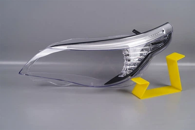 Стекло фары BMW 5 E60 E61 LED shade Plus (2003-2010) левое Lemarix (A06-1045-1)