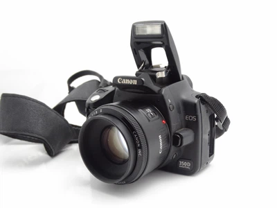 Фотоаппарат Canon EOS 350D об'єктив EF 50мм Black (б/у)