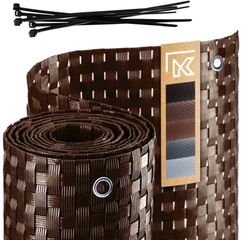 Ширма для балкона Kadax Skei 1х7 м Світло-коричнева (K1004)