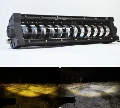 LED БАЛКА люстра зі світлотіньовим кордоном 130см 500watt (Світлодіод ближній жовтий + далекий білий)