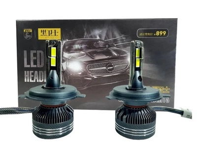Штатні LED лампи H4 світлодіодні Sanvi V2 H4 (P43t) яскравості світла 65W 5500K 16000LM 12V CANBUS