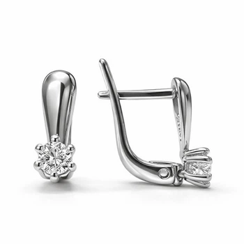 Серьги серебряные с фианитами Silver Style (20341.35 sku:2300104229900)