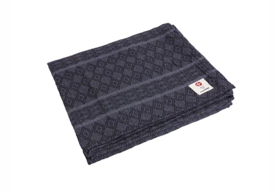 Йога-покрывало хлопковое Manduka Cotton Blanket Thunder (серый) 173×208 см