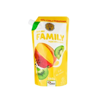 For my Family Рідке мило 560 мл манго -ківі дой пак