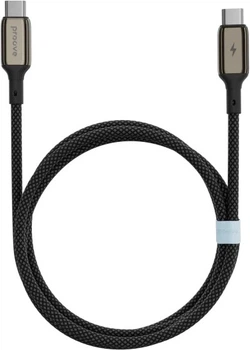 Кабель Proove Dense Metal Type-C to Type-C 60W 2 m Black (CCDM60002221)