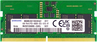 Оперативная память Samsung SODIMM DDR5 8Gb 1Rx16 PC5-4800B-SC0