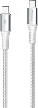 Kabel Proove WireX Pro Type-C - Type-C 100W 1.5m White (CCWX11002202)