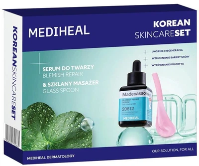 Набір для догляду за обличчям Mediheal Сироватка для обличчя 40 мл + Скляний масажер (5908450721665)